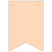 Peach to Lavender Lila Gradient Wimpelkette (Erste Fahne)