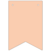 Peach to Lavender Lila Gradient Wimpelkette (Dritte Fahne)