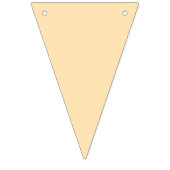 Peach to Lavender Lila Gradient Wimpelkette (Zweite Fahne)
