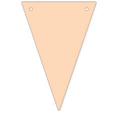 Peach to Lavender Lila Gradient Wimpelkette (Erste Fahne)