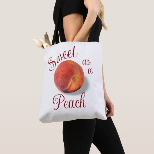 Peach Tote Bag Tasche (Von Nahem)