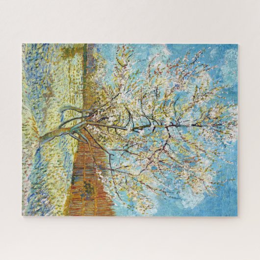 Peach Trees in Blossom Vincent Van Gogh lebendig Puzzle (Horizontal)