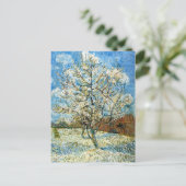 Peach Trees in Blossom Vincent Van Gogh Postkarte (Stehend Vorderseite)