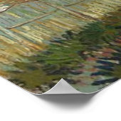 Peach Trees in Blossom von Van Gogh Poster (Ecke)