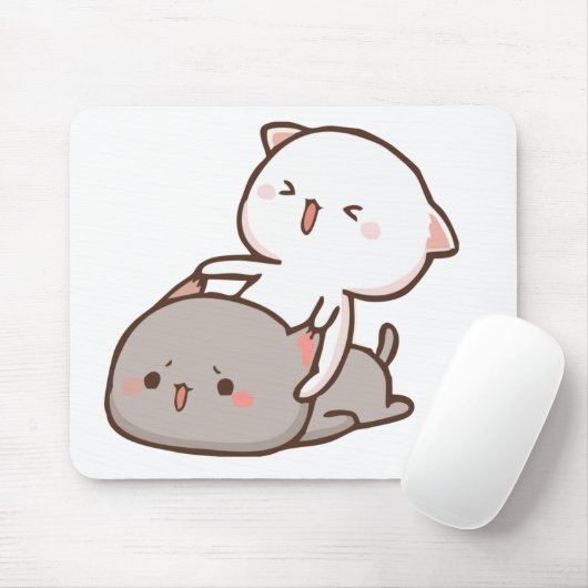 Peach Trolling Goma Mouse Pads Mousepad (Mit Mouse)
