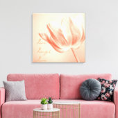 Peach Tulip Live, Lachen, Liebe Leinwanddruck (Insitu (Wohnzimmer))