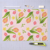 Peach Tulips Seidenpapier (Handwerk)