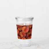 Peach Tumbler Acryltrinkbecher (Vorderseite)