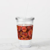 Peach Tumbler Acryltrinkbecher (Rückseite)