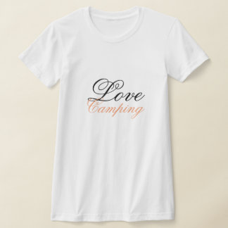 Peach und Black T-Shirt