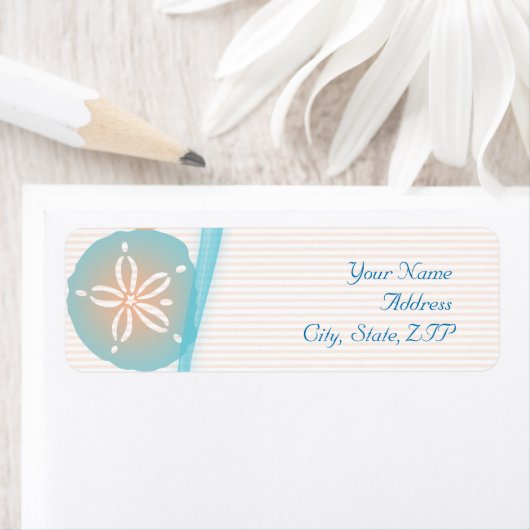 Peach und Blue Sand Dollars (Insitu)