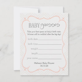 Peach und Cream Geometric Baby Ratings