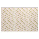 Peach und Gold Herringbone Zickzack Stoff (Fat Quarter (45,7 x 55,9 cm))