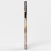 Peach und Goldmarmor Agate Case-Mate iPhone Hülle (Hinten/Rechts)