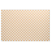 Peach und White Checkerboard Stoff (Fat Quarter (45,7 x 55,9 cm))