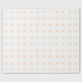 Peach Unicorn Bust Geschenkpapier (Flach)