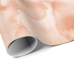 Peach Wassercolor        Geschenkpapier