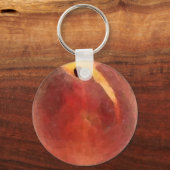Peach Wassercolor - Schlüsselkette Schlüsselanhänger (Vorderseite)