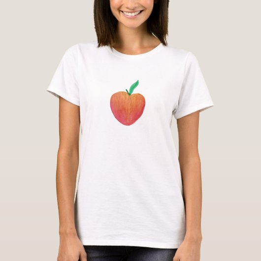 Peach Wassercolor T-Shirt (Vorderseite)