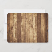 Peach Watercolor Personalisiert Stationierung Mitteilungskarte (Rückseite)