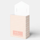 Peach Wave Pattern-Twinkle, Twinkle Little Twins Geschenkschachtel (Geöffnet)