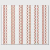 Peach Wave Symmetry Geschenkpapier (Flach)