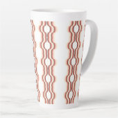Peach Wave Symmetry Milchtasse (Rechte Ecke)