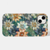 Peach White Blue Green Case-Mate iPhone Hülle (Rückseite (Horizontal))