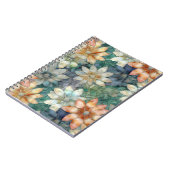 Peach White Blue Green Notizblock (Linke Seite)