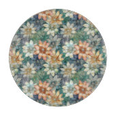 Peach White Blue Green Schneidebrett (Vorderseite)