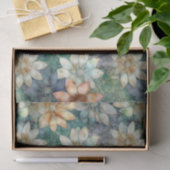 Peach White Blue Green Seidenpapier (Geschenk)