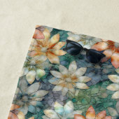 Peach White Blue Green Strandtuch (Beispiel)