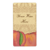Peach Wine Labels (Vorne)