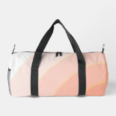 Peach Wirbel Duffle Bag (Rückseite)