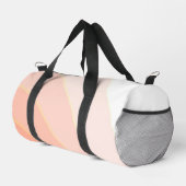 Peach Wirbel Duffle Bag (Rechte Ecke)