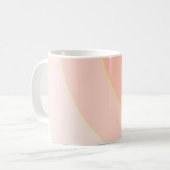 Peach Wirbel Kaffeetasse (Vorderseite Links)