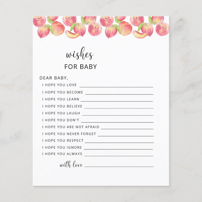 PEACH wünscht sich ein Baby (Vorderseite)