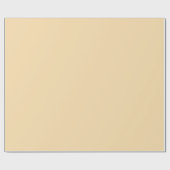 Peach Yellow Solid Color Geschenkpapier (Flach)