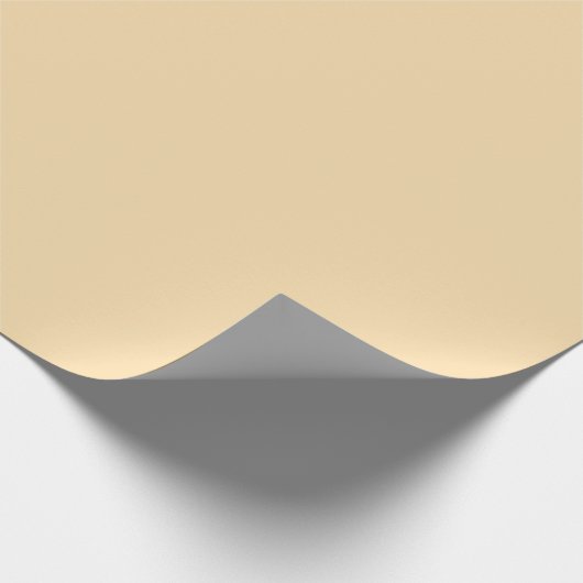 Peach Yellow Solid Color Geschenkpapier (Ecke)