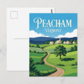 Peacham USA Postkarte (Vorne/Hinten)