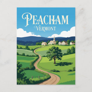 Peacham USA Postkarte