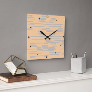 PeachButter Acryl-Wanduhr Quadratische Wanduhr