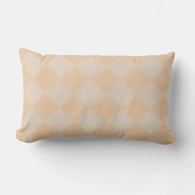 PeachDiamond Two Tone Throw Kissen HAMbyWG (Vorderseite)