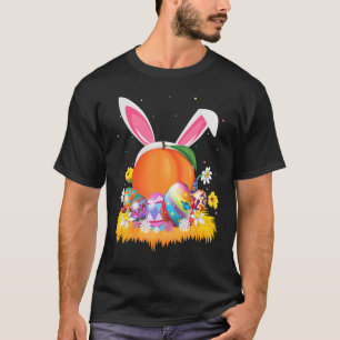 Peache Frucht Ostereier Funny Peache Ostersonntag T-Shirt