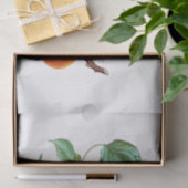 Peaches an einer Zweigniederlassung Seidenpapier (Geschenk)