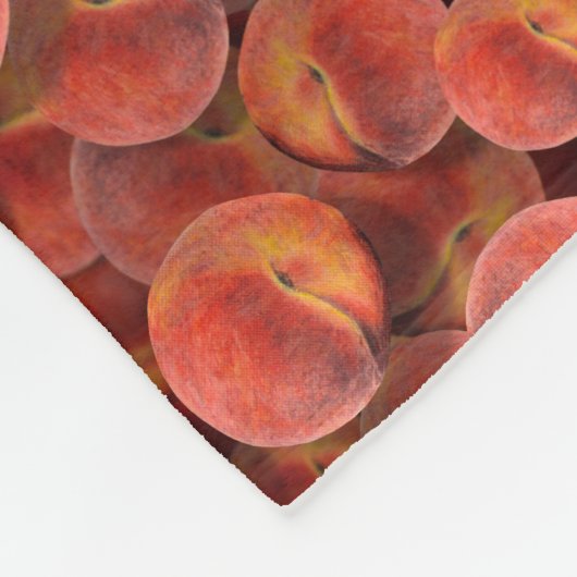 Peaches Blanket Fleecedecke (Ecke)
