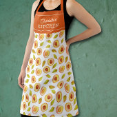 Peaches Custom Kitchen Fruit Unisex Schürze