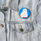Peaches, die lächelnde Katze Button (Beispiel)