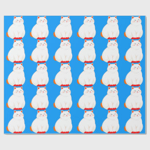 Peaches, die lächelnde Katze Geschenkpapier