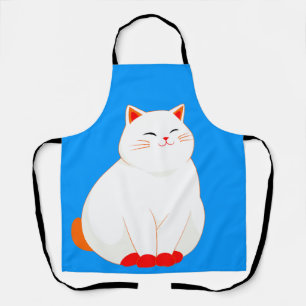 Peaches, die lächelnde Katze Schürze